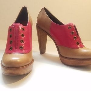 Cole Haan Nike Air Platform Saddle Oxford